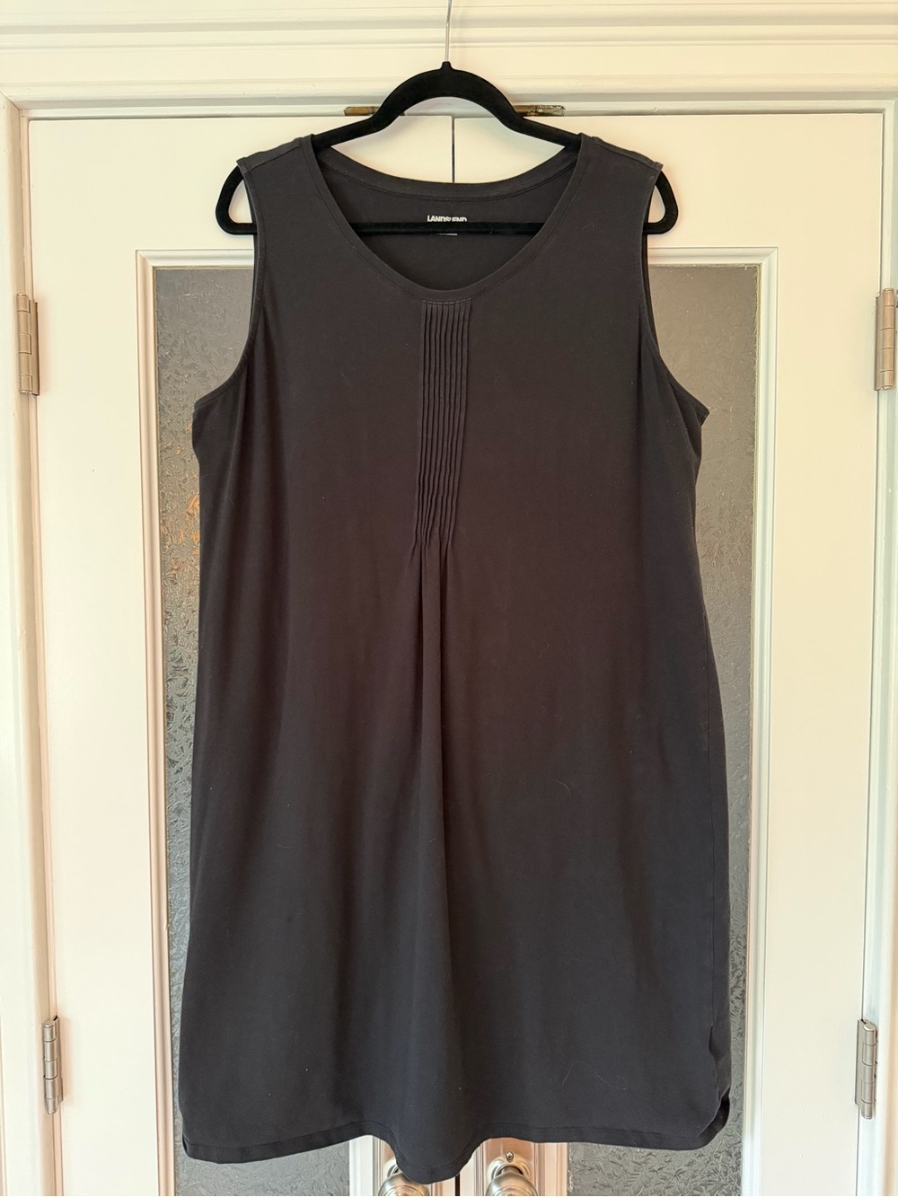 Sleeveless Cotton Spandex Dress XL 18
